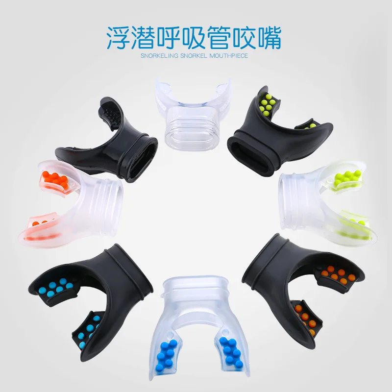 

Silicone Snorkel Tube FittingsFloat Diving NozzlesDisposable replacementNo odour!