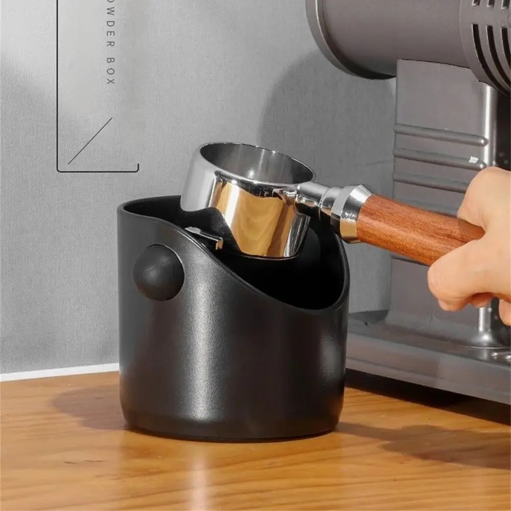 Coffee Grounds Powder Bucket Home Espresso Machine Handle Knockbox Container Organizer Abs Dregs Slot Waste Dregs Recycling Bin