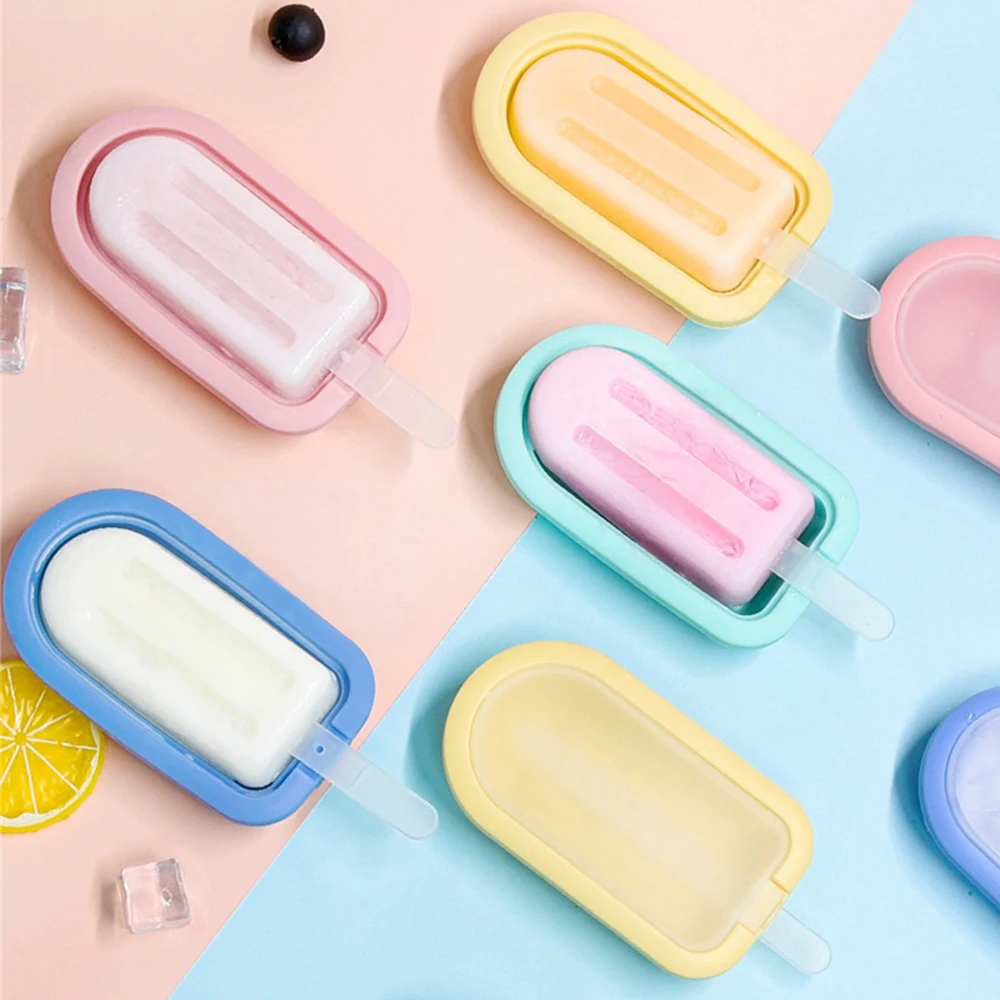 Silicone Mold Easy To Demold Easy To Clean Summer Creative Kitchen Accessories Ice Cream Box Maker Silicone Food Grade Silicone