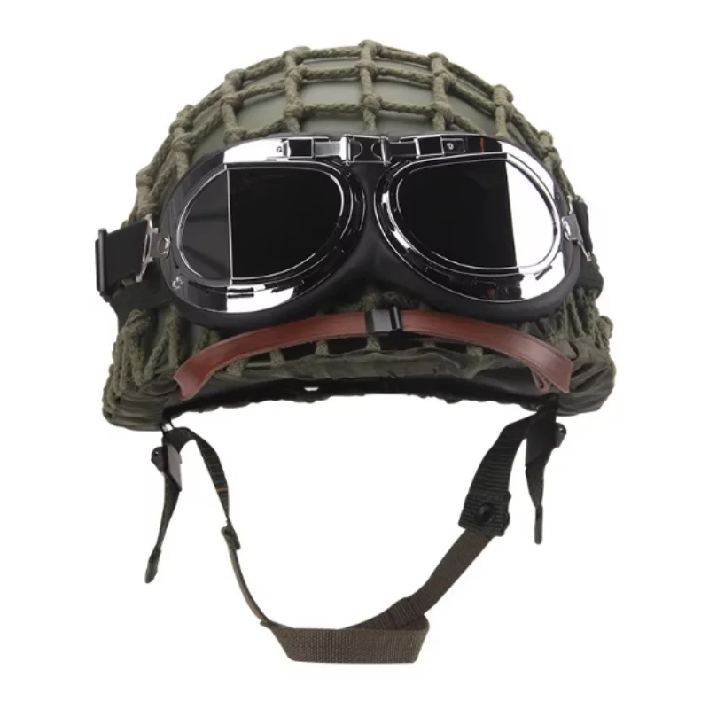 World War II American M1 Tactical Helmet Dual Layer Design Riot Steel Helmet Army Fan Field Brother Platoon Helmet