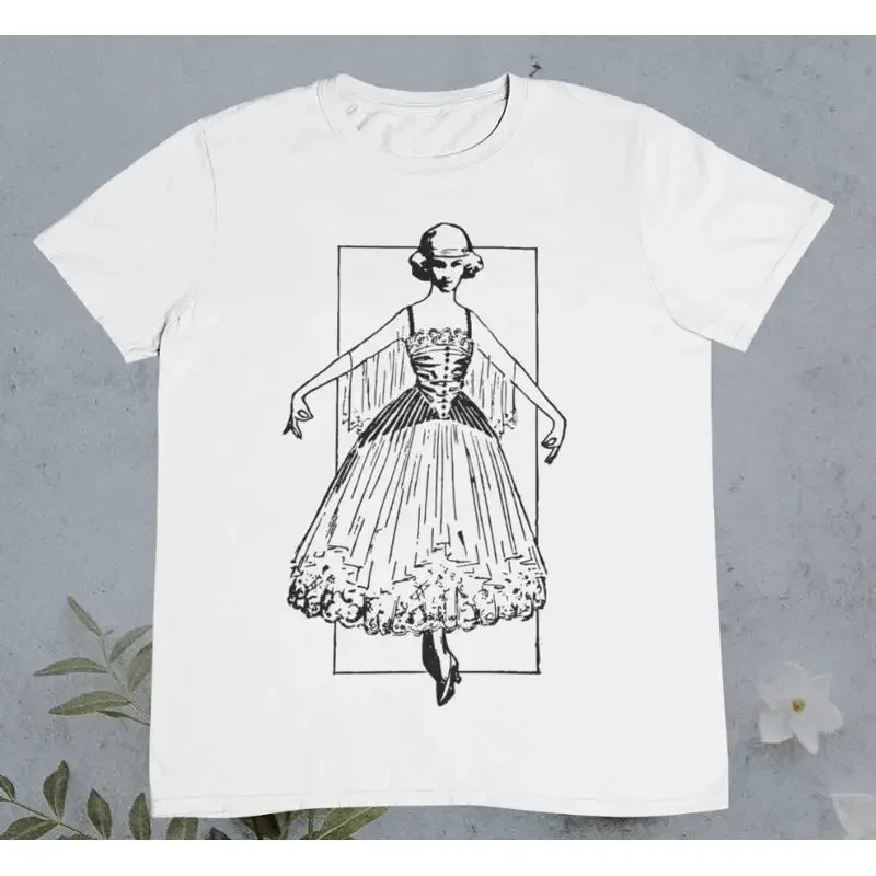 A Vintage Ballerina Dancing T shirt Ballet 100 Premium Cotton