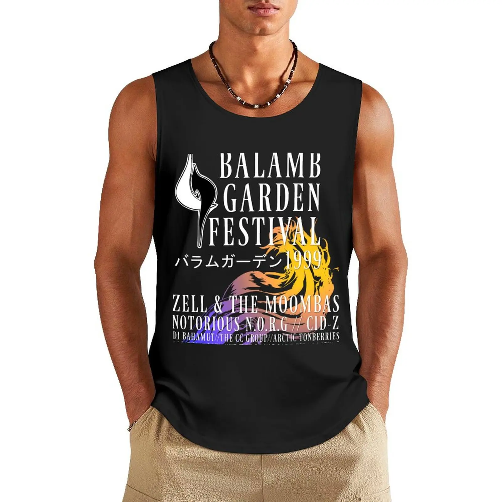 

Balamb Garden Festival Tank Top Sportswear for men vest for men Men's sleeveless