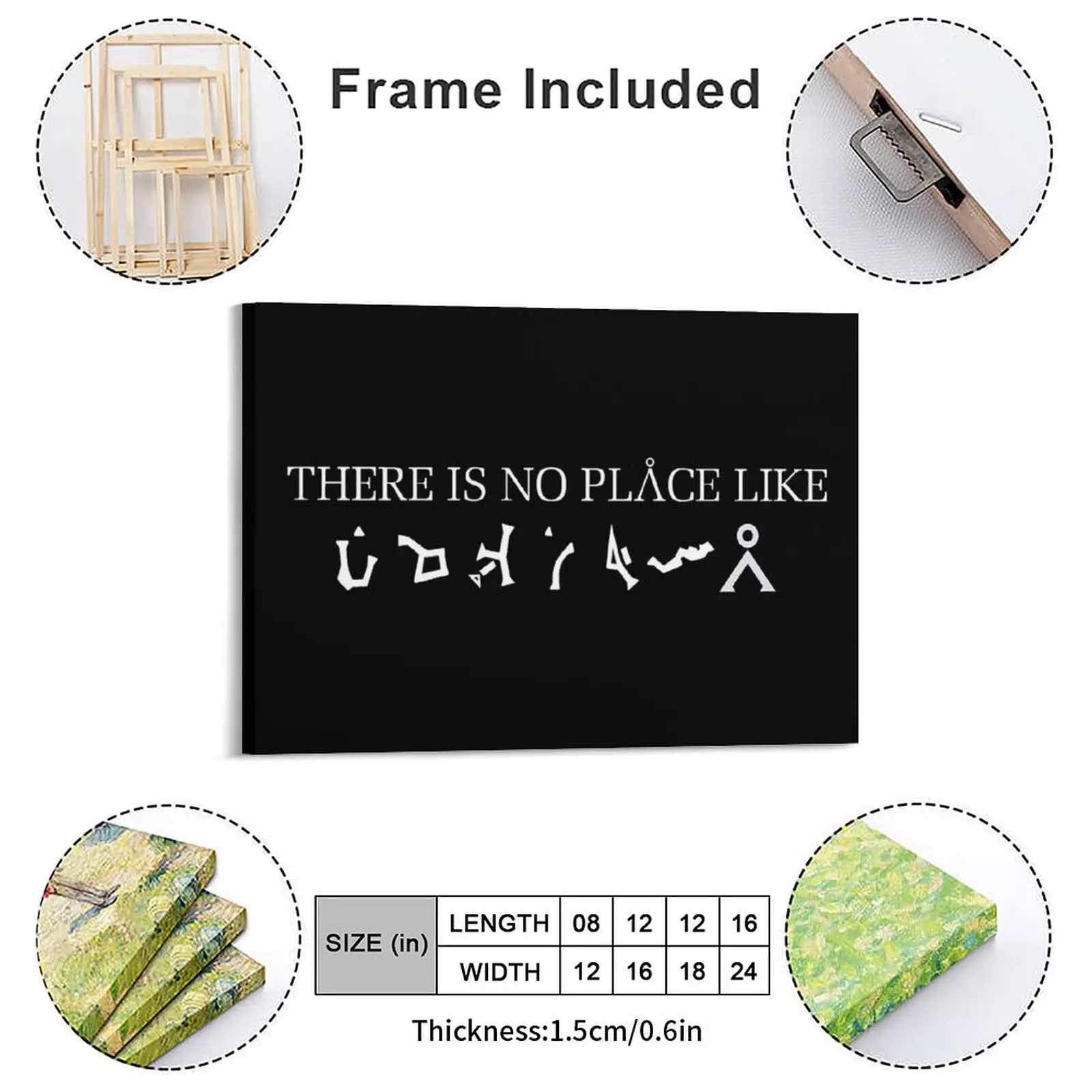 Stargate There Is No Place Like Earth Canvas Painting Designing Club Pub Designs Party Framed Wall Paintings