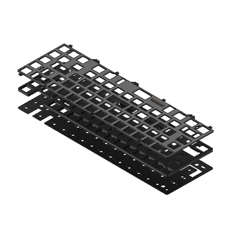 G·WORKS 02 MACROSS65 keyboard PCB Custom Nameplate ALU counterweight Hot Swap Positioning Board Mechanical Keyboard Accessories