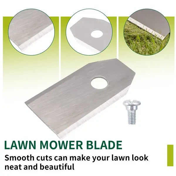 

36PCS ReplacementBlades for Segway Navimow I105N/I108N/I110N/ H500N/H800N/H1500N/H3000N Robotic Lawn Mower with Screws,B