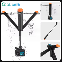 COOL DIER New underwater Buoyancy Bar Selfie tripod Waterproof suitable for GoPro Insta360 DJI OSMO sports camera accessories