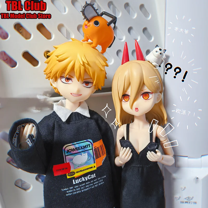 

Gsc Doll Replace Face OB11 Head Split Accessory 1/12 Scale Chainsaw Man Power Japan Anime For 6-inch Action Figure Soldier