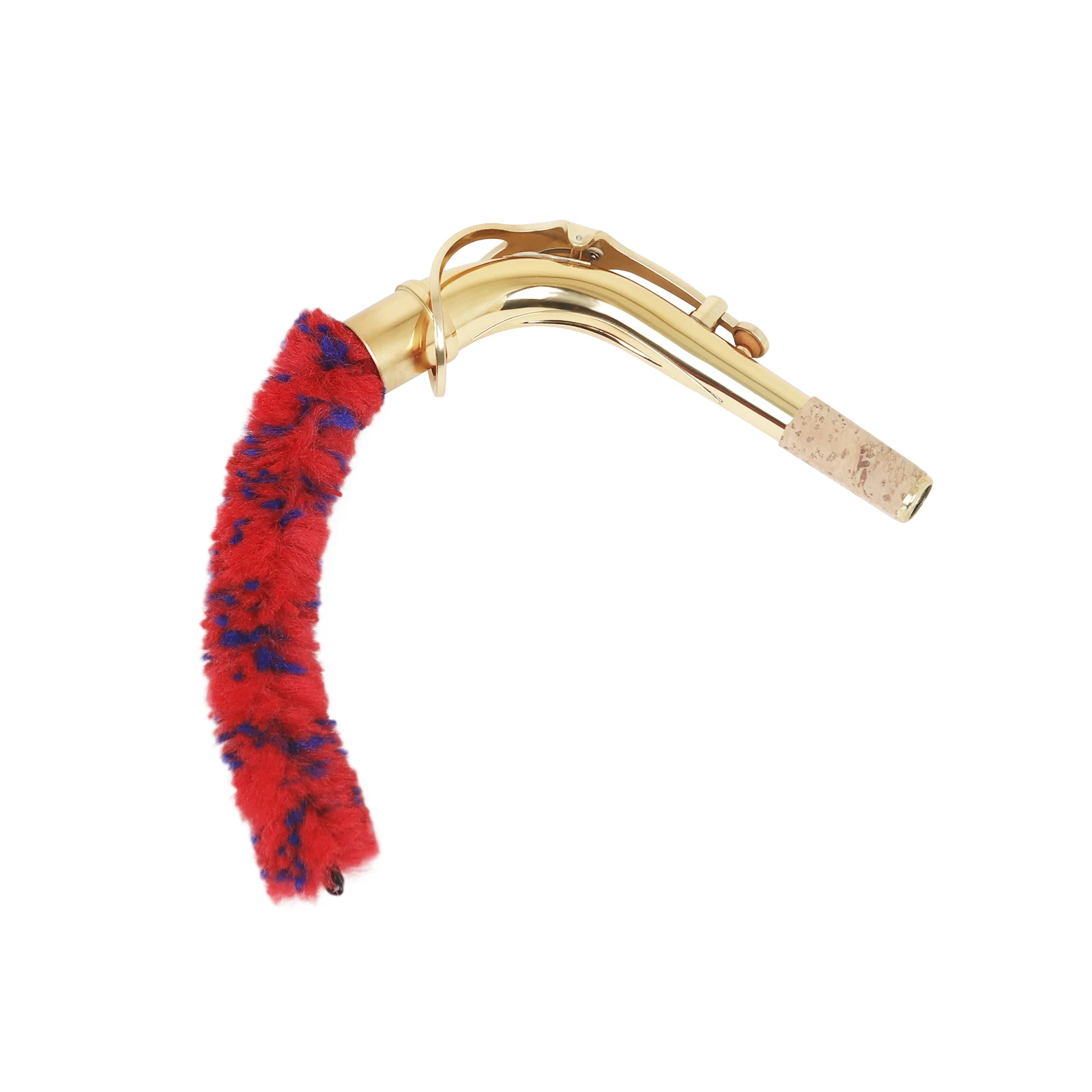 11-inch Saxophone Bend Neck Cleaning Rod Sax Neck Cleaner Cleaning Brush Dust Brush for Inside Tube Maintenance Tool for Alto/