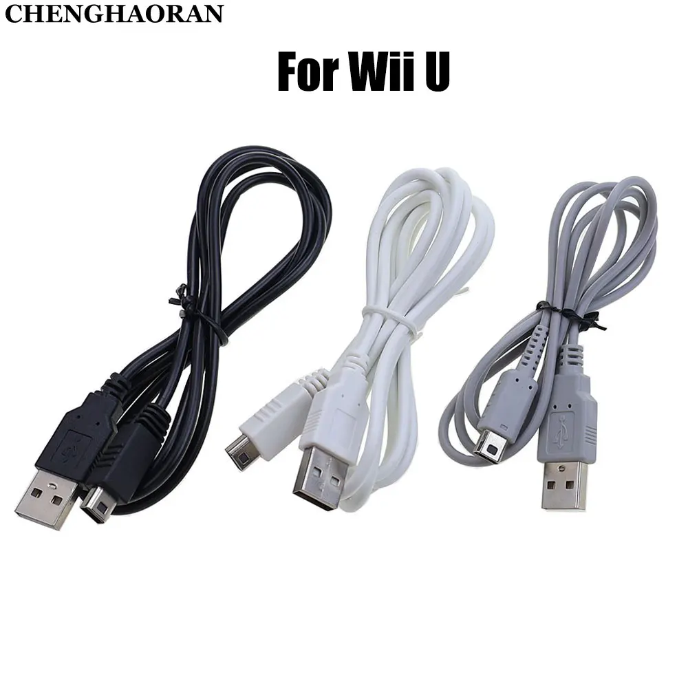 1PC For WIIU Controller USB Charger Power Supply Charging Cable Data Cord For WII U Gamepad Console Power Supply Line