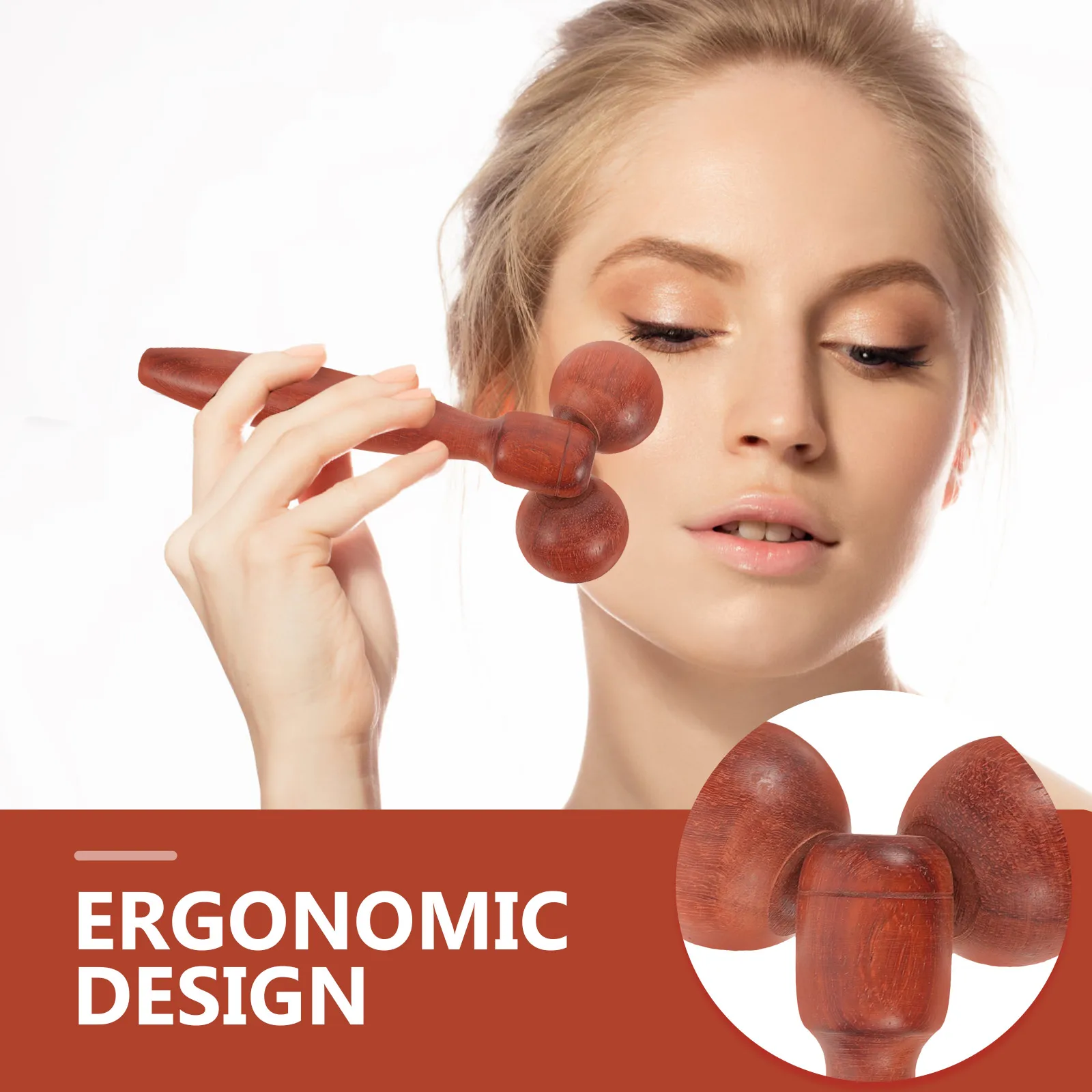

Slimming Manual Facial Tool Neck Shoulder Eye Care for Salon Massage Roller Tools Body Face Eye Neck for Face