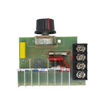 4000W AC 0-220V SCR Electric Voltage Regulator Motor Speed Controller Dimmers Dimming Speed With Temperature Insurance