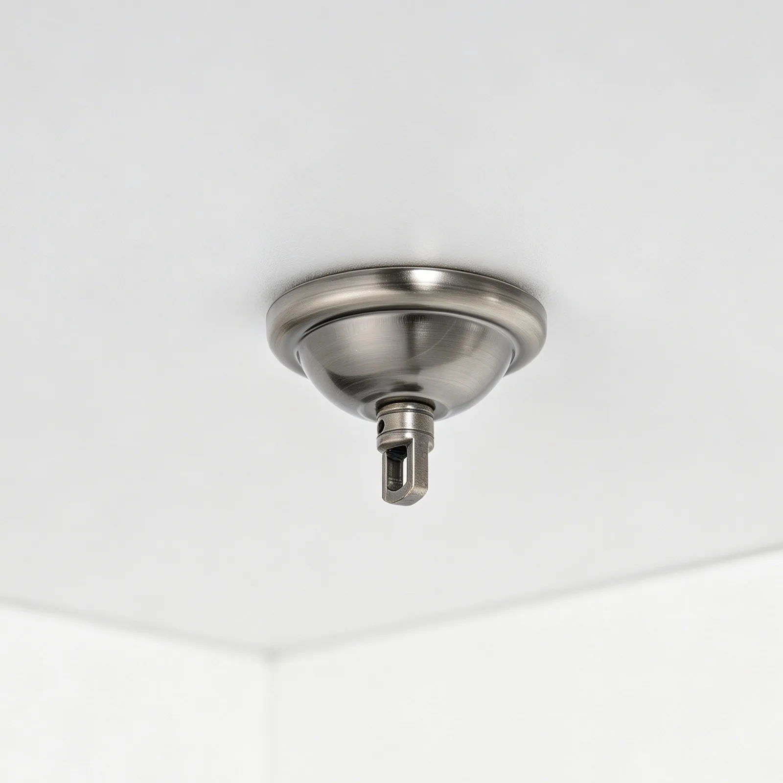 2Pcs Pendant Light Ceiling Hooks Heavy Duty Metal Mounting Hardware Replacement Plate for Chandelier Light Fixture Canopy Plate