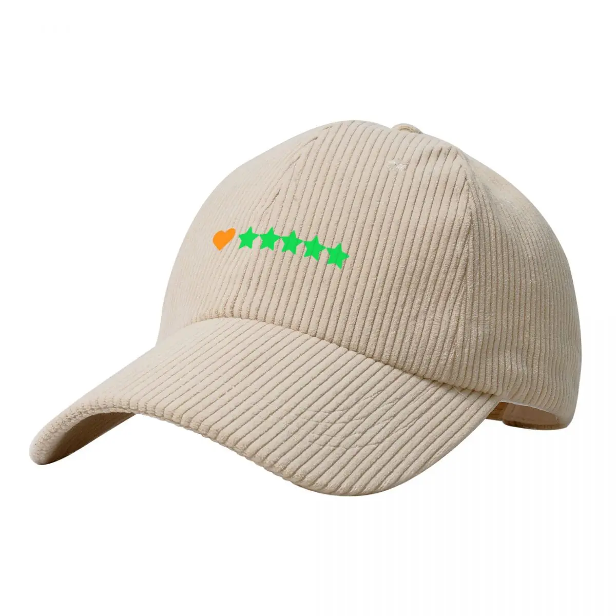 Letterboxd rating heart and 5 stars Corduroy Baseball Cap Trucker Hat Beach Bag Luxury Man Hat Caps Male Women's