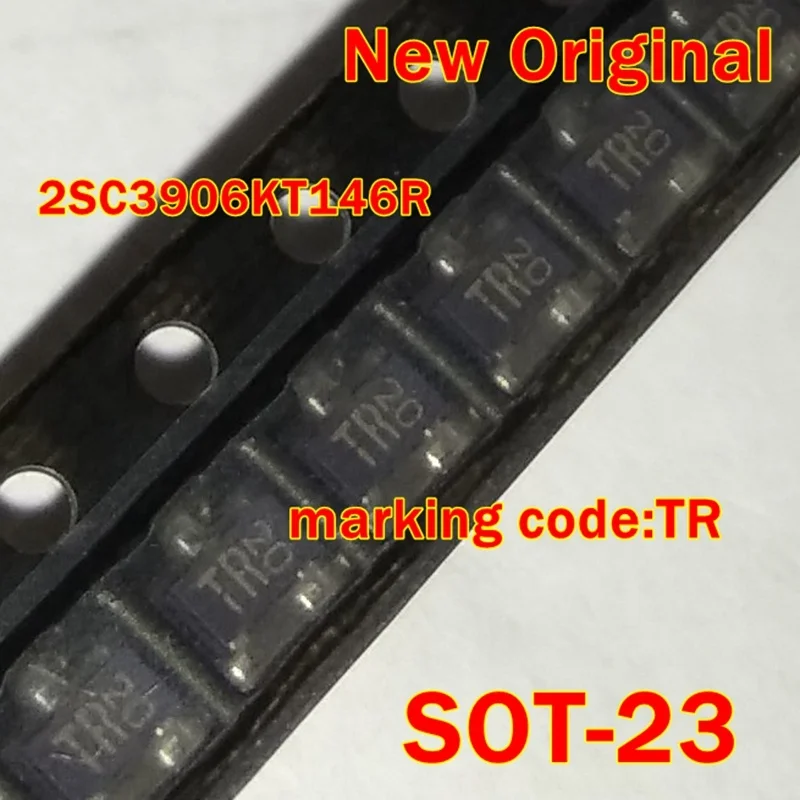 10Pcs to 500Pcs 2Sc3906Kt146R 2Sc3906K Sot-23 New Original Marking Code:Tr High-Voltage Amplifier Transistor