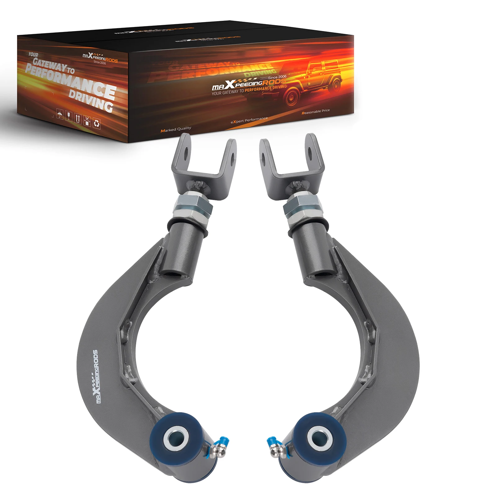 Rear Adjustable Camber Control Arm Kit -/+3 Degree for Toyota Venza (XU80) 21-23