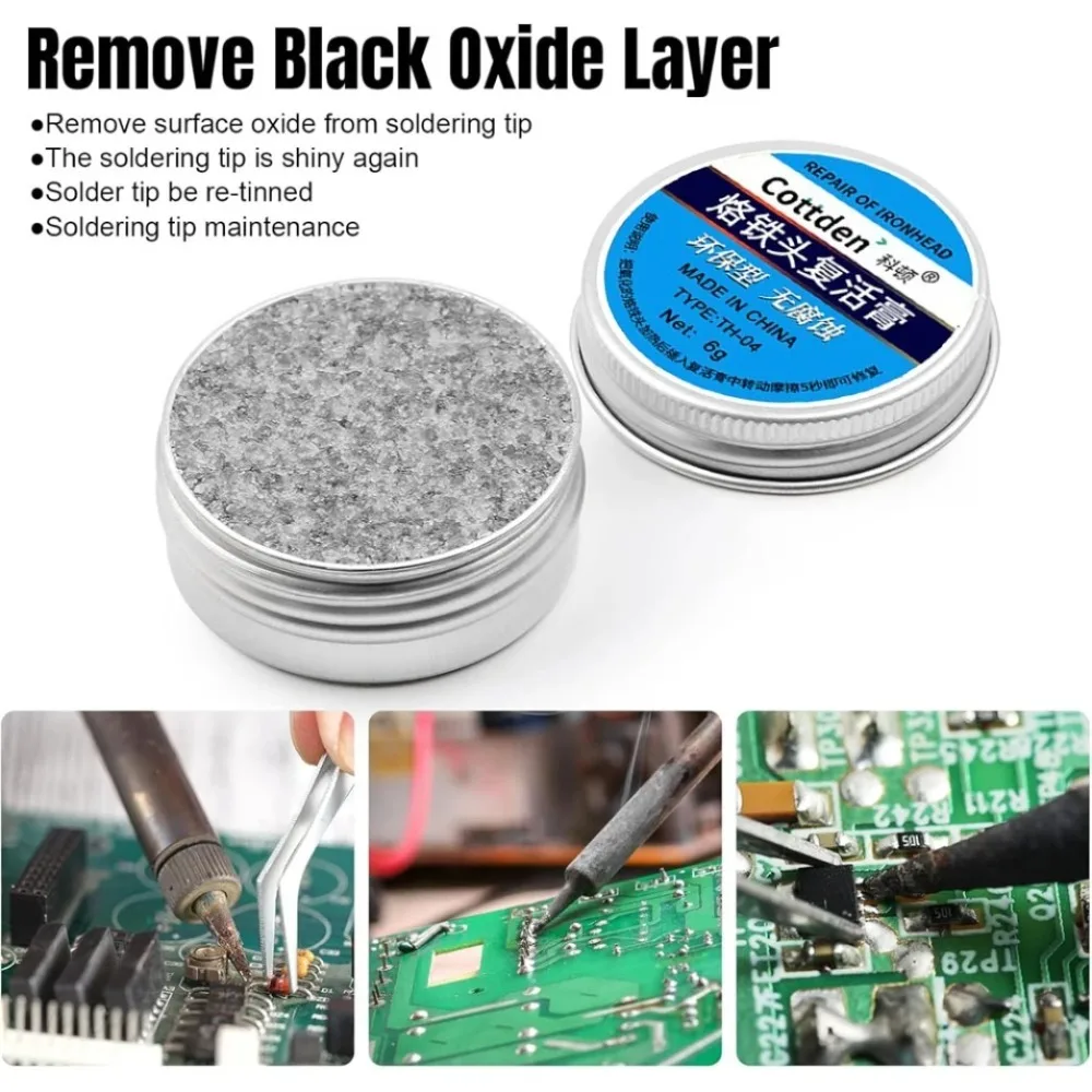 سبيكة لحام تلميح تجديد لحام الأكسدة تنظيف لصق تجديد عالية الكفاءة سريع لحام تلميح إصلاح كريم