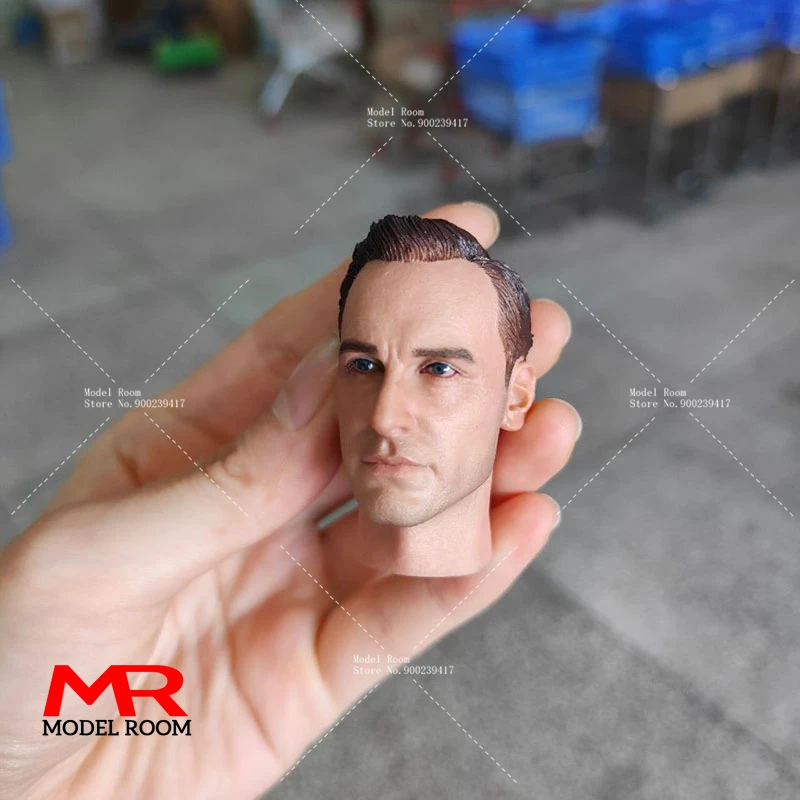 1/6 Michael Fassbender Head Sculpt PVC Male Head Carving Model Fit 12-inch Soldier Action Figure Body