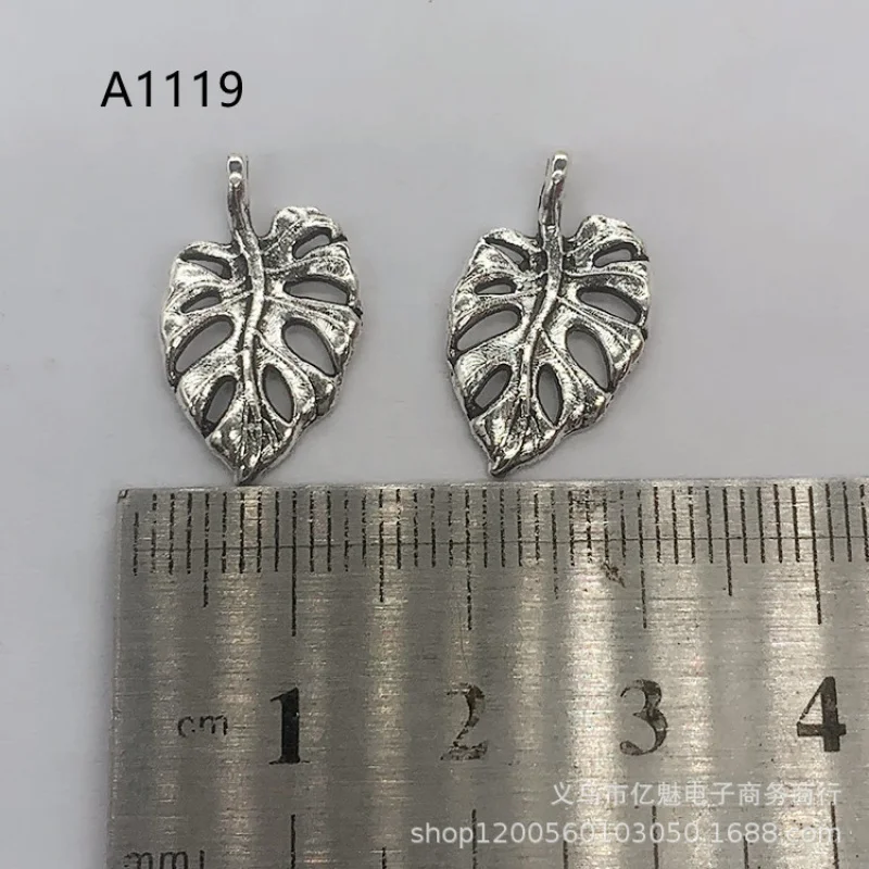 Factory Direct Sales 100Pieces DIY  Hollow Leaves Pendant Bracelet Necklace Clothing Gift Decoration Bookmark Material Pendant