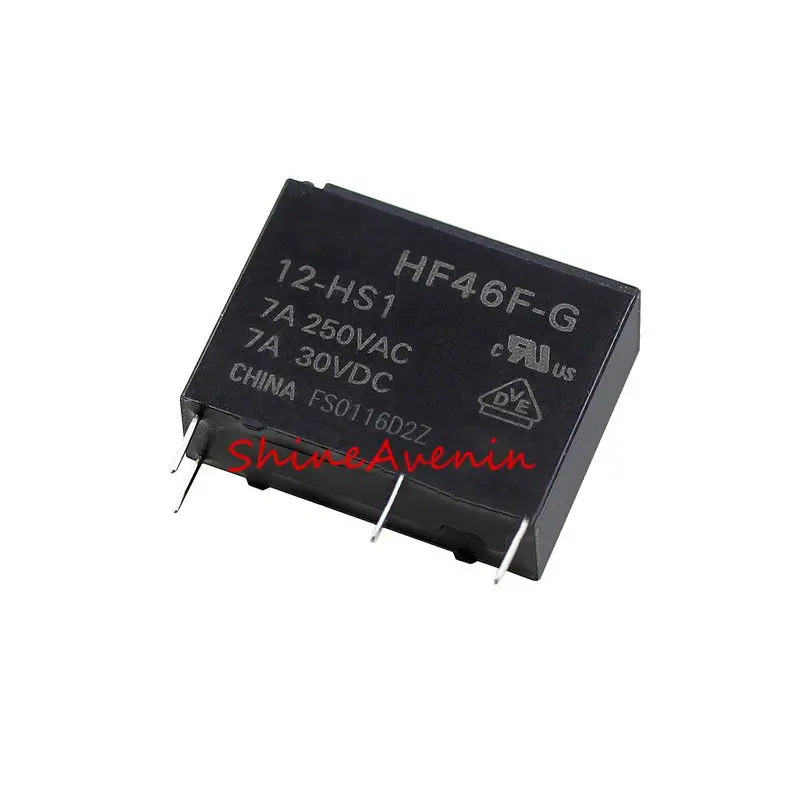 15pcs HF46F-005-HS1  HF46F-012-HS1  HF46F-024-HS1  HF46F-G-005-HS1  HF46F-G-012-HS1  HF46F-G-024-HS1  100% original relay