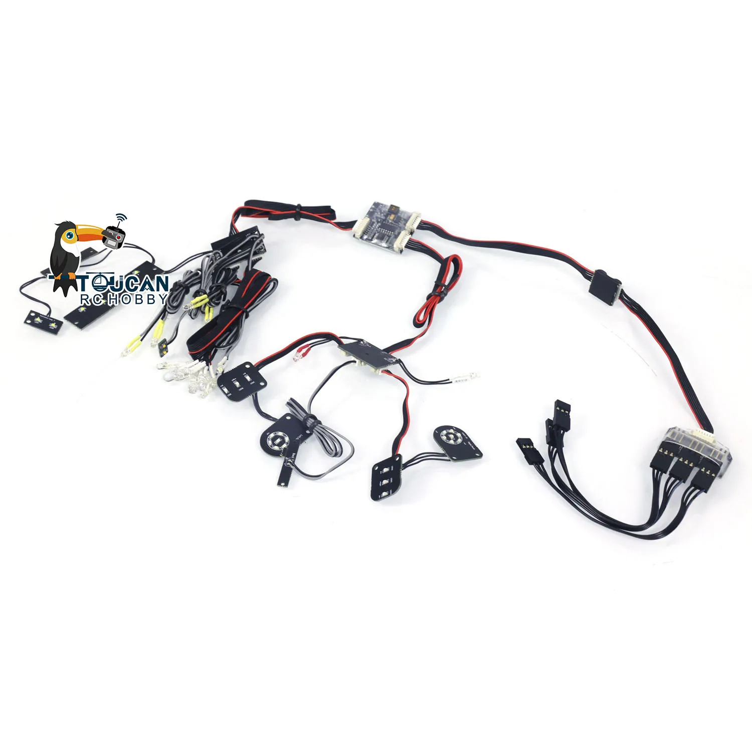 Kit de luces Capo para coche de control remoto, sistema de luces para coches de derrape 1/8, GTR, R-34, regalos para exteriores, juguetes TH22105