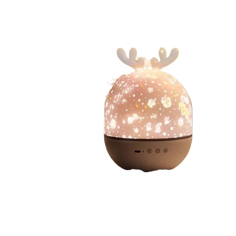 Lampu proyeksi langit berbintang, lampu malam romantis, kotak musik untuk seluruh ruangan, hadiah ulang tahun, lampu suasana kamar tidur bergaya gypsy mewah