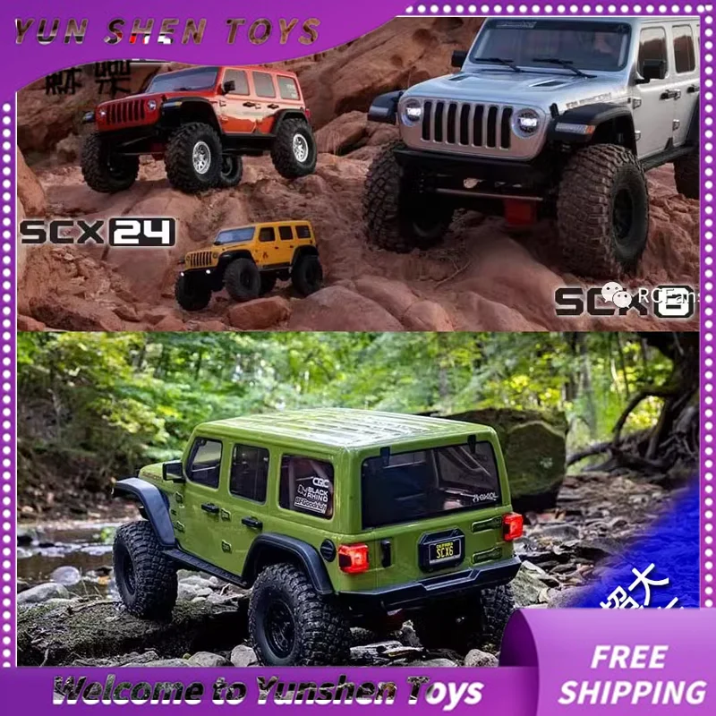 AXIAL 1/6 Climbing Off road Vehicle SCX6 JLU Remote Control Electric RC Model Simulation Jeep Off road Vehicle Adult Toy