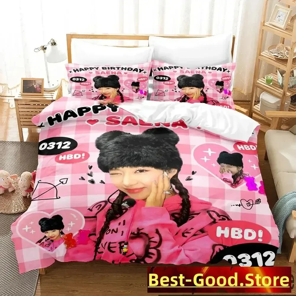 KPOP FIFTY FIFTY Merch Cupid Album Bedding Set Boys Girls Twin Queen King Size Duvet Cover Pillowcase Bed boys Adult