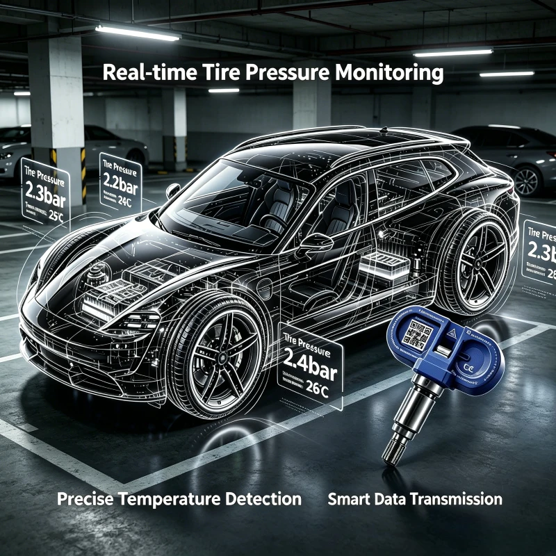 

For Tesla Model 3 Y S X 2020-2024 Tire Pressure Monitor Sensors BLE Bluetooth TPMS Sensor Replaces 1490701-01-B 1490701-01-C