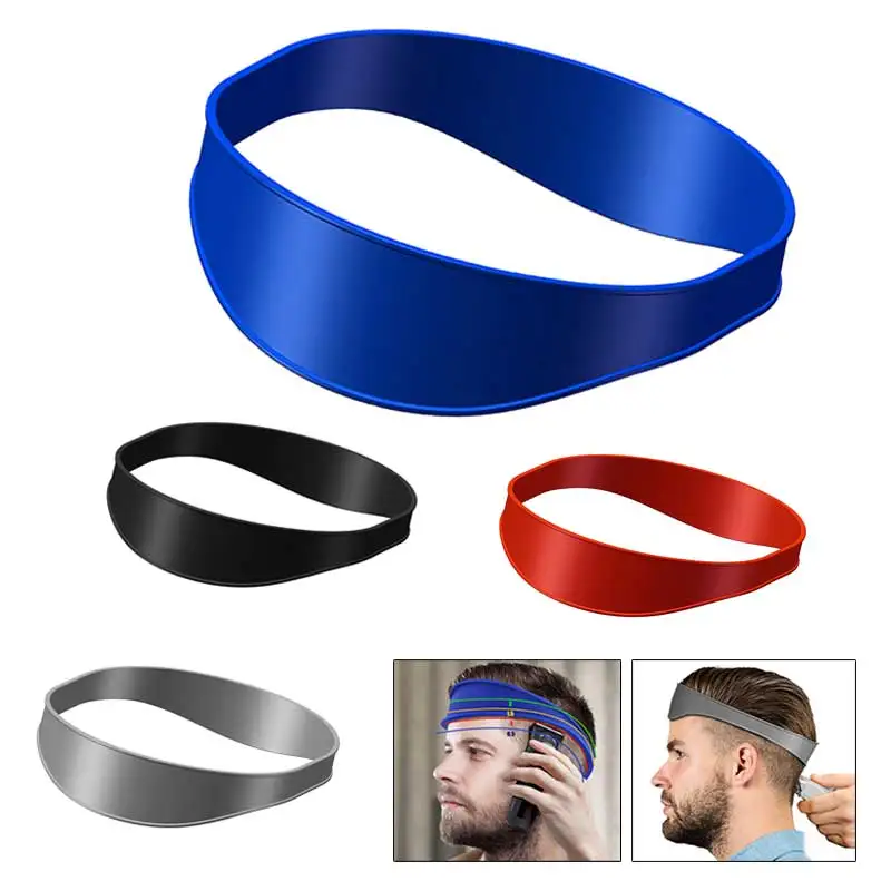 

DIY Home Hair Trimming Home Haircuts Curved Headband Silicone Neckline Shaving Template and Hair Cutting Guide Hair Styling Tool