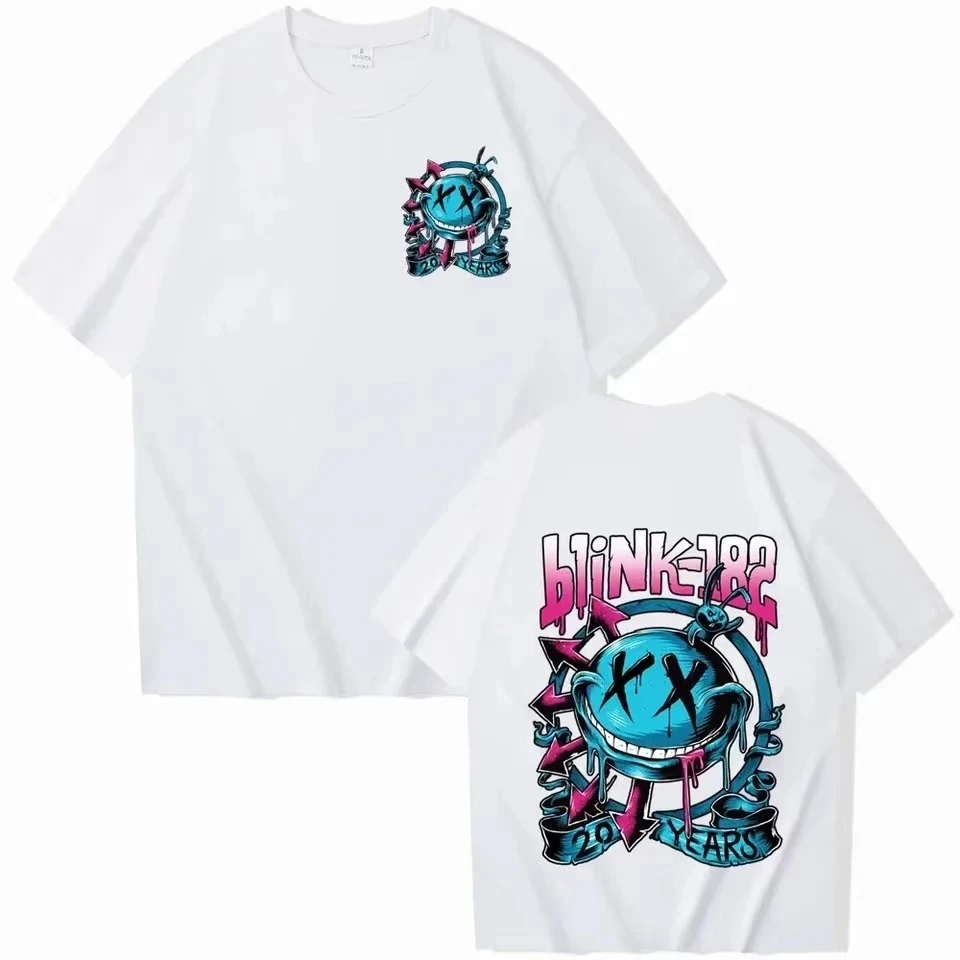 2024 Blink 182 One More A Time t-shirt Fashion Harajuku o-collo manica corta uomo donna camicie fan regalo