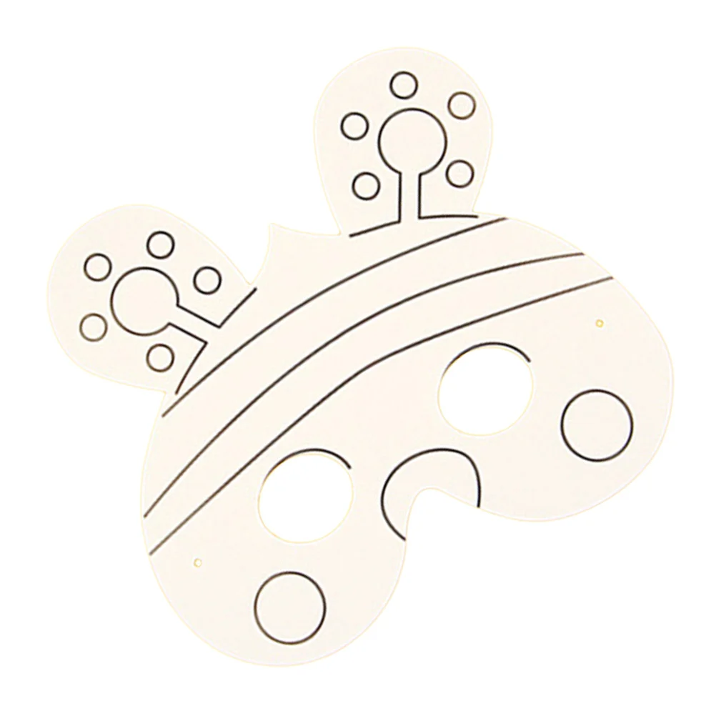 10 قطع من قناع الكتابة على الجدران DIY للأطفال، مجموعة أنشطة الرسم الإبداعي على شكل نحلة للأطفال، مشروع فني ملون #6