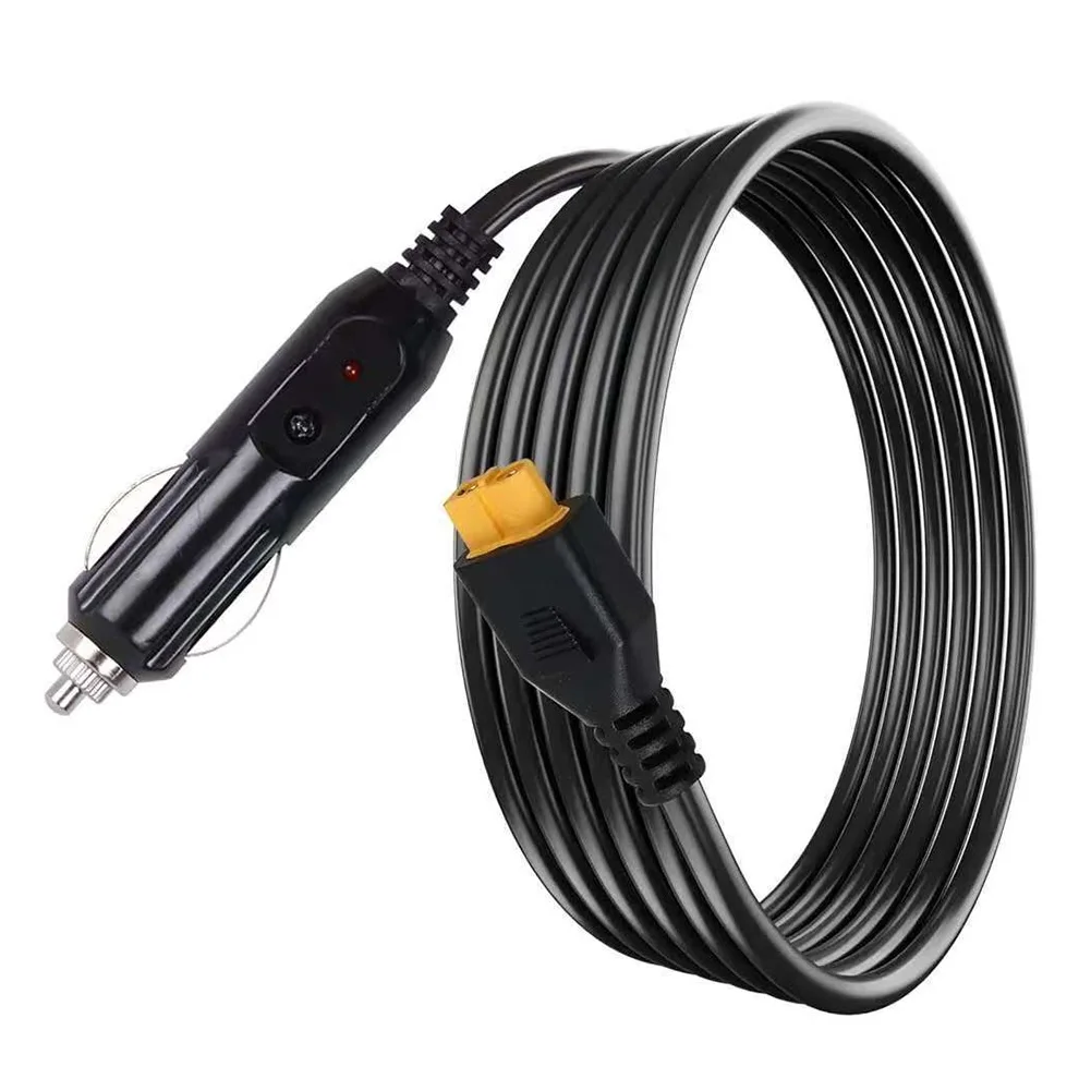 18AWG Car Socket To For-XT60 Female Connector Cable 3m-Extension Compatible With For Solar Generators And Automotive Device