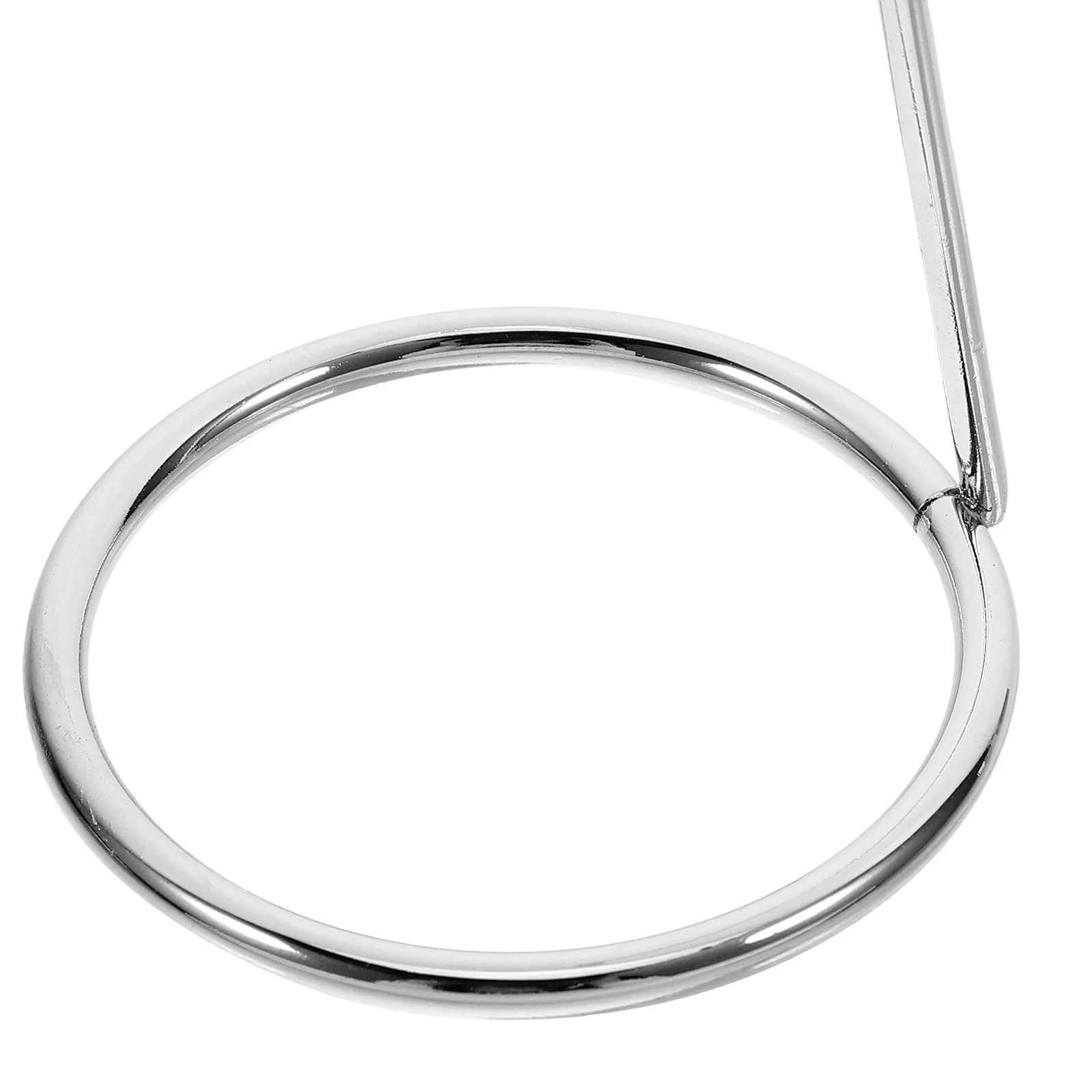 2 قطعة حامل مزبد من الفولاذ المقاوم للصدأ حامل خلاط يدوي أنيق منظم تخزين خفق المطبخ قاعدة خافق حامل رغوة الحليب