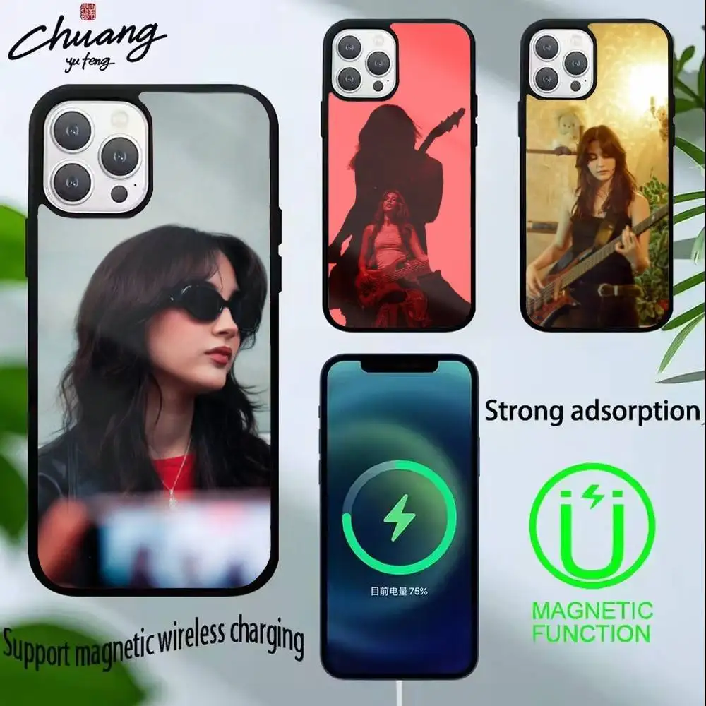 

T-The Band W-Warning Phone Case For iPhone 14,16,15,13,17,12,Plus,Pro,Max Magnetic For Magsafe Frosted Cover