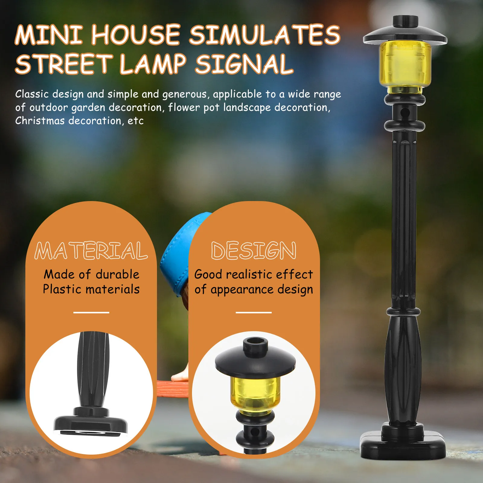 5pcs Mini Street Light Toys for Kids – Realistic Road Safety Educational Lamps for Early Learning