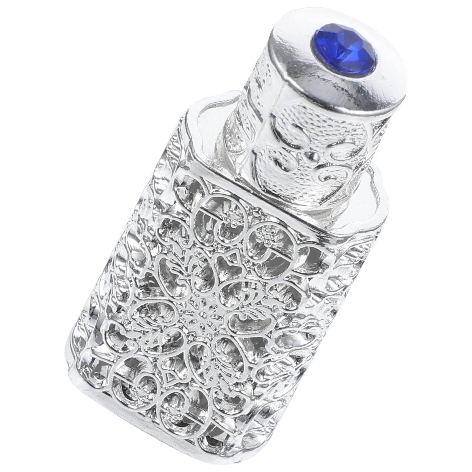 

Mini Perfume Bottles Empty Vintage Style Glass Alloy Containers for Essential Oils Aromatherapy Refillable Small Fragrance