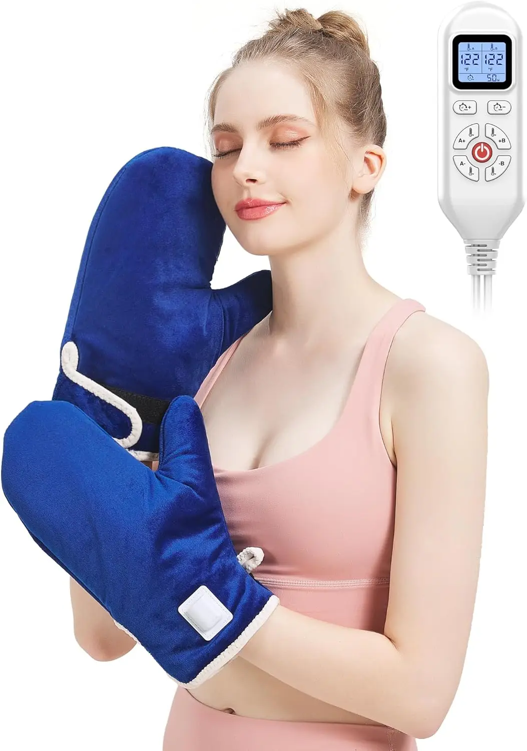 

Electric Heated Gloves for Arthritis Pain Relief - Fast 30s Heat Therapy with Auto Shut Off & Temperature Control