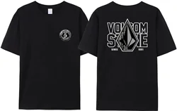 Sale Volcom Obsidian Summer T-Shirt  Women Cotton Comfortable Stylish Oversize Short Sleeves High Quality Double Sided Tees