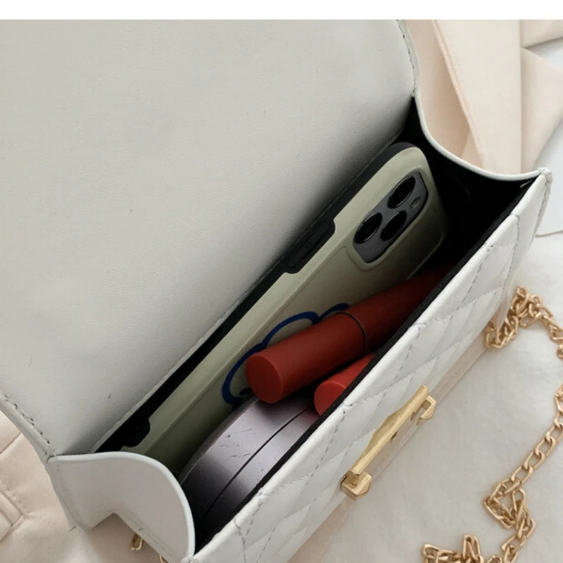 Light Mature Style Small Solid Sling Bag for Wome Crossbody Korean Fashion Shoulder Bags Purses and Handbags