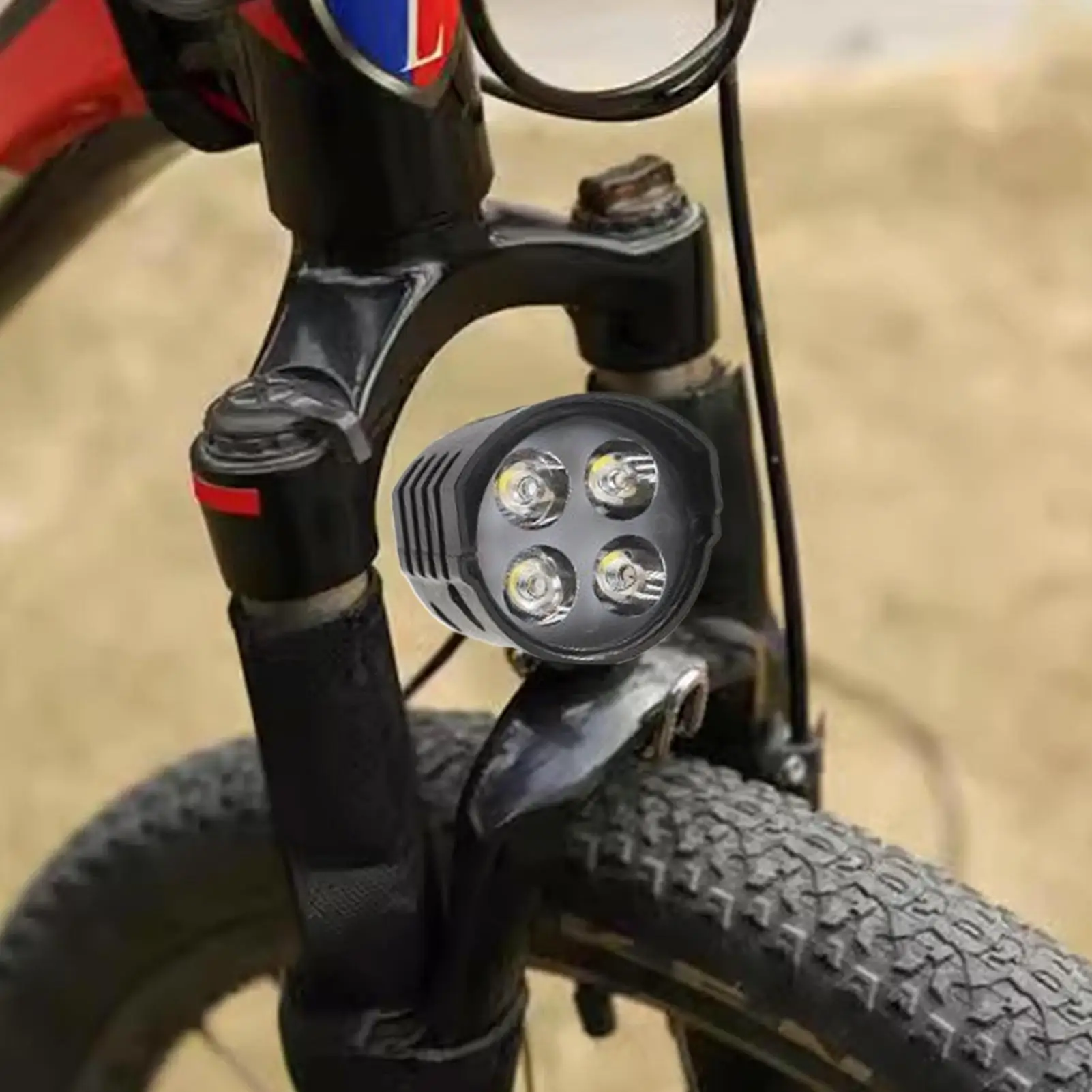 

Electric Bike Lights Horn Design LED Headlight Waterproof Bike Light for Riding Cycling Outdoor City Commuting Trail Biking Road