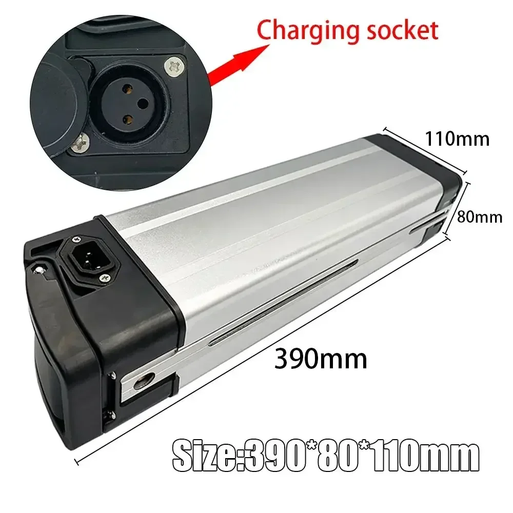 Air freight 36V 30Ah aluminum alloy with anti-theft lock 18650 battery, 500W power, used for electric folding bicycle battery