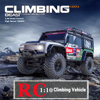 RC 4WD All-Terrain Off-Road Monster Truck Toy 2.4g Remote Control Simulation 1/10 Scale Boy Gift HB ZP1005 and so on RTR Version