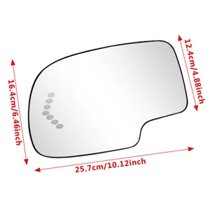 Kính gương bên trái bên trái đến 2003-2006 Chevrolet Silverado GMC Sierra Tahoe Yukon 88944391 88944392 8 Bán hàng chính GMC chính - №6