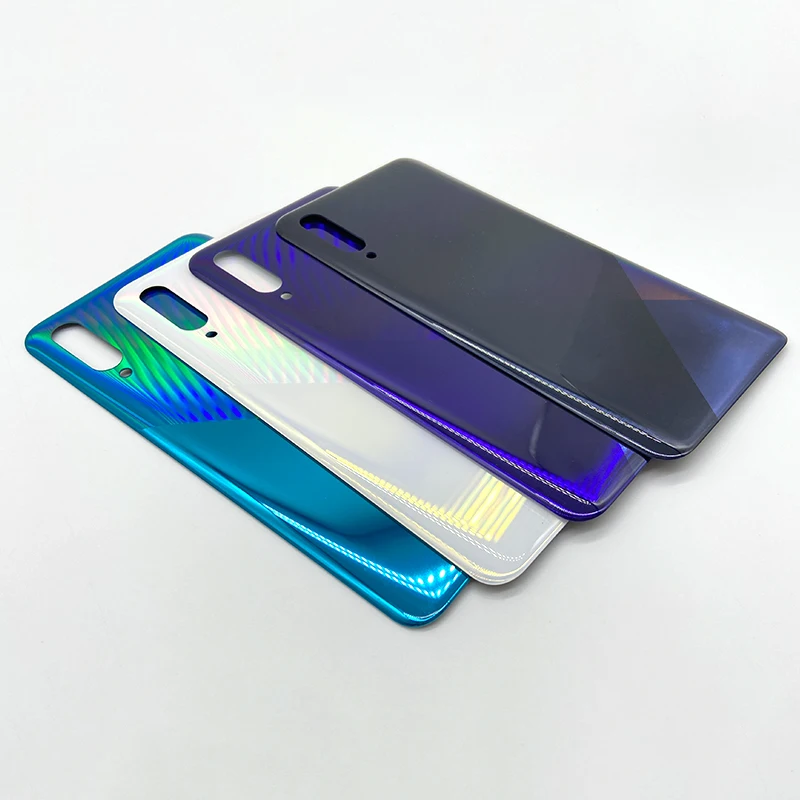 New For Samsung Galaxy A30s A307F A307FN A307G Middle Frame Bezel Plastic Battery Back Cover Rear Door Housing Case Replace