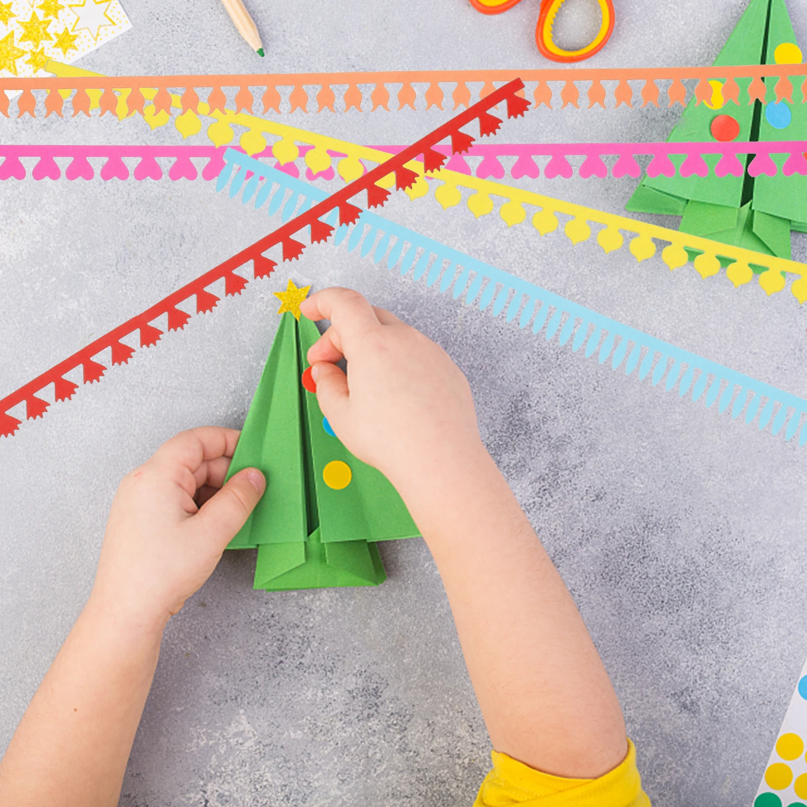 

252 Pcs Paper Roll Flower Shape Quilling Colorful Strips Kits Craft Decoration Manual Quillingpaper for Crafts Child