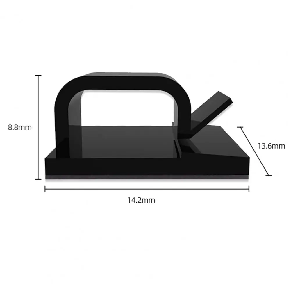 5 pces anti-enrolamento eco-amigável mini mesa computador mini cabo braçadeira organizador clipe de acessórios domésticos