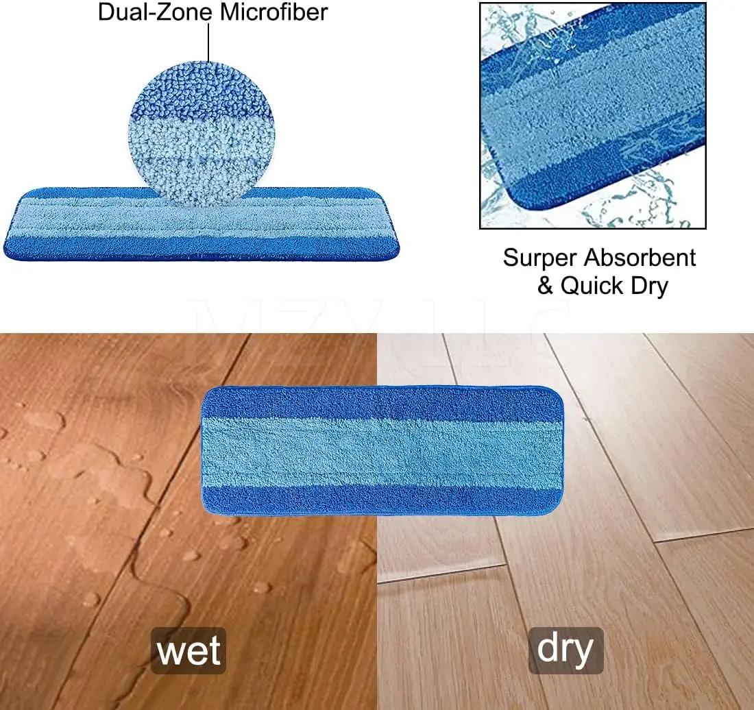 Microfiber Moping Cloth for Bona Replacement Pads Floor Care System Wet/Dry Flat Mop Cloth Cleaning Tools Mop