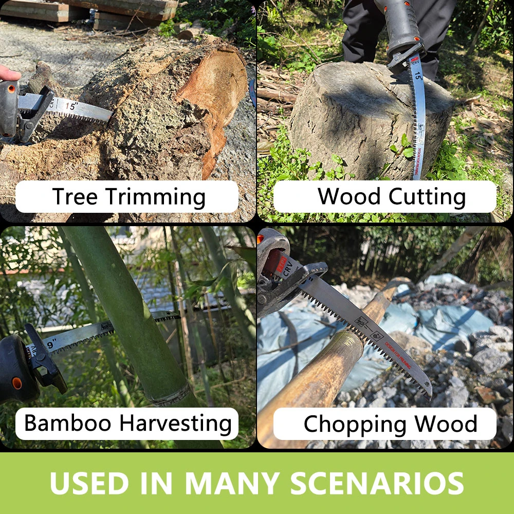 3 шт. полотно сабельной пилы с дуговой кромкой, японские зубы с изогнутыми краями, пилы для обрезки древесины для обрезки деревьев