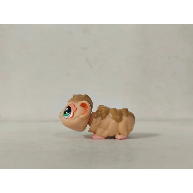 LPS Figure Orange Guinea Pig with Green Eyes #1844 Mini Pet Shop toy view 6