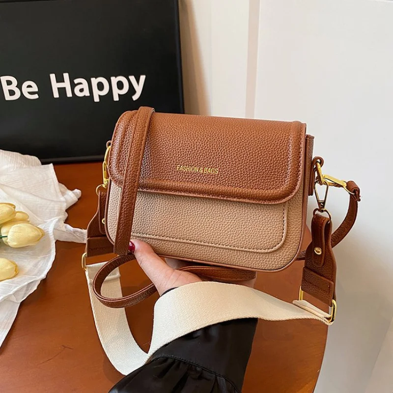 

High-Quality Leather Crossbody Bag For Ladies Women Handbags By Famous Luxury Brand Popular Classic Elegant Shoulder